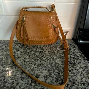 Tan shoulder purse